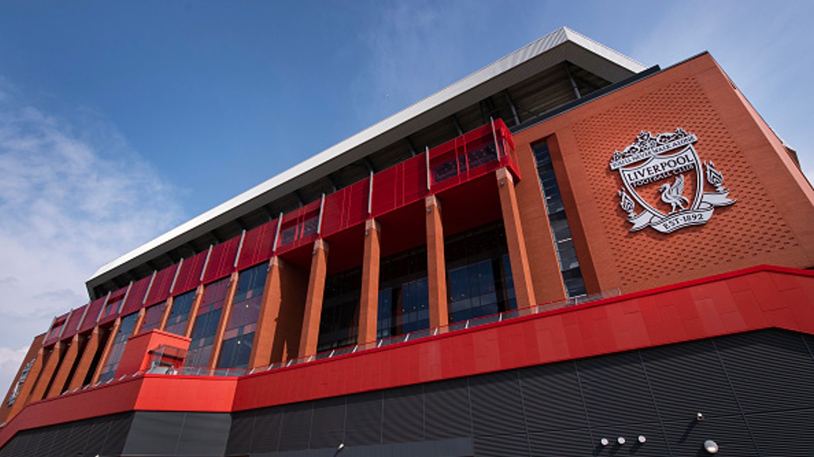 LIVERPOOL, ENGLAND - MAY 5: A general view of Anfield Stadium, home of Liverpool FC, on May 5, 2023 in Liverpool, United Kingdom. (Photo by Joe Prior/Visionhaus via Getty Images)