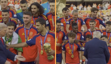 Spain Players Tried And Failed To Remove Donald Trump From World Cup Trophy Lift