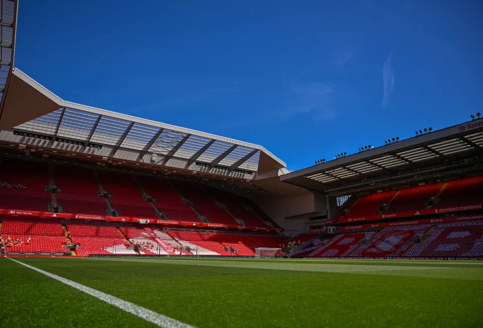 Anfield before Liverpool v Brentford.