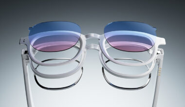 sutyo’s form-first sunglasses shifts color and light with single swipe