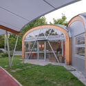 © Fangfang Tian TBB Libraries – Hundred Flowers Park Libraries / Atelier Liu Yuyang Architects - Exterior Photography, Arch