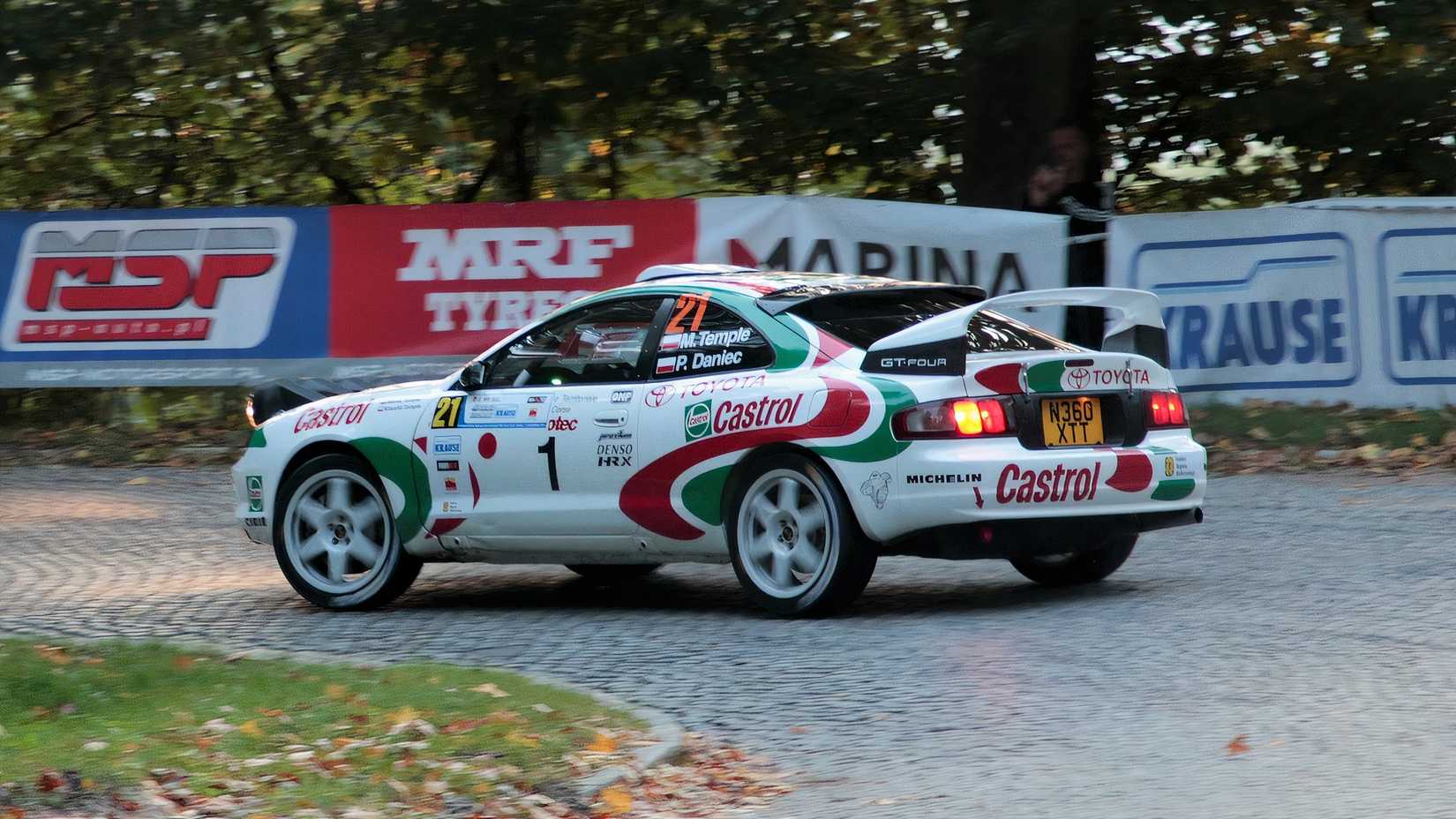toyota celica gt four st205 rear white