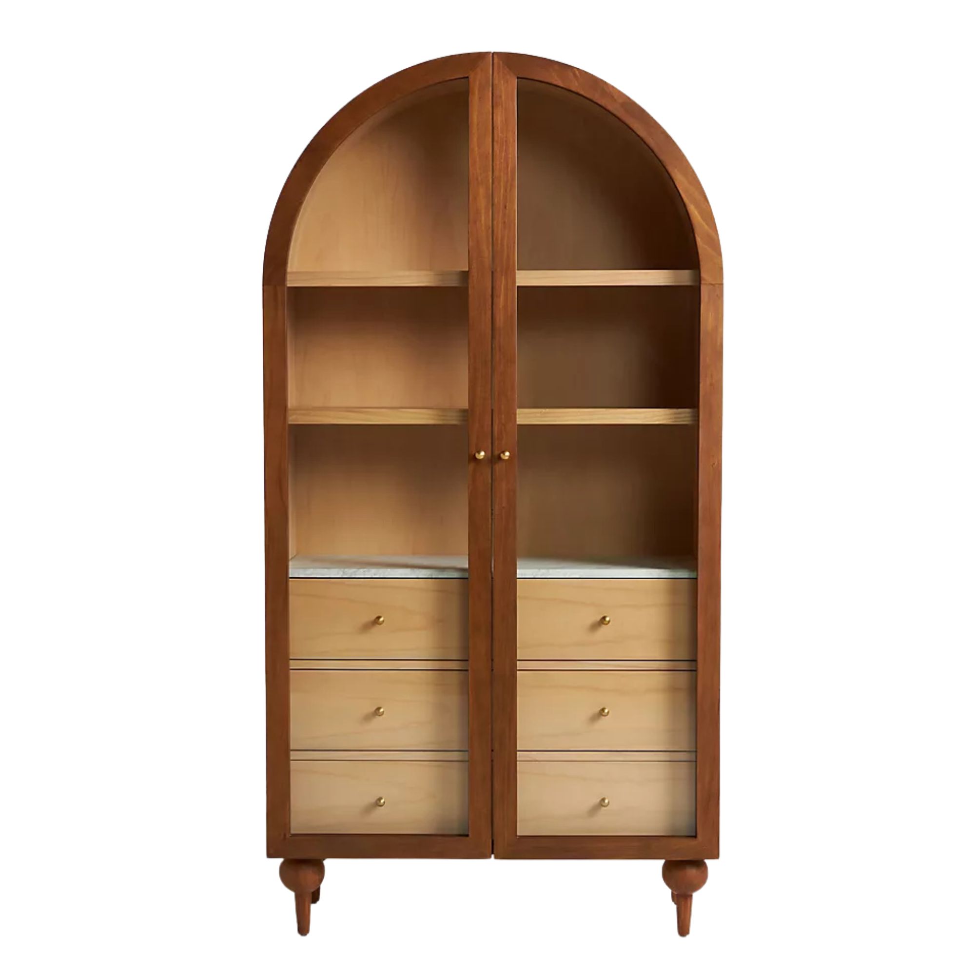 Anthropologie, Fern Ash Wood Storage Cabinet