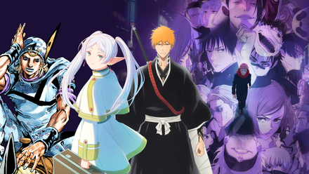 A compilation image of some of the most anticipated anime in 2026