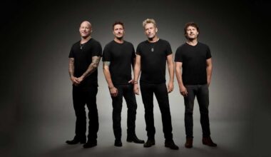 Nickelback studio portrait