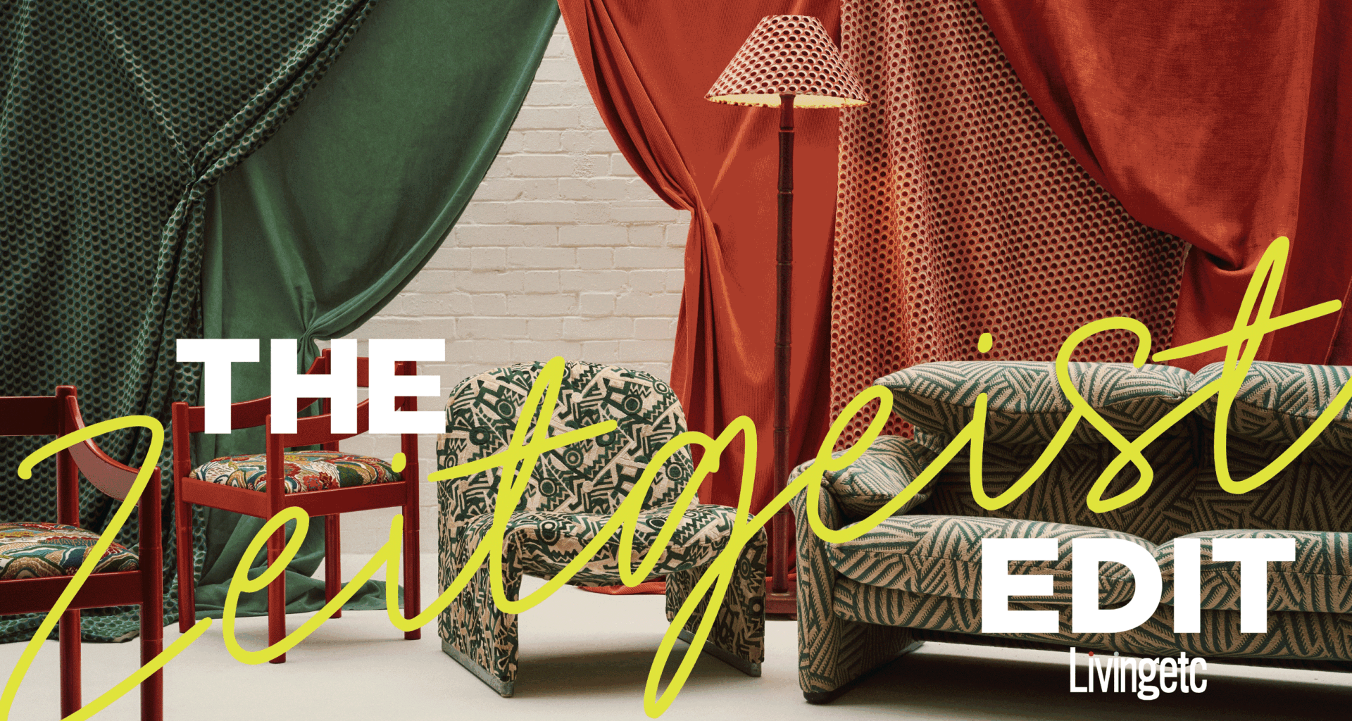 a revolving gif of interiors, a canal boat, a green tile, the exterior of a mansion, and a table lamp in a shadowy place