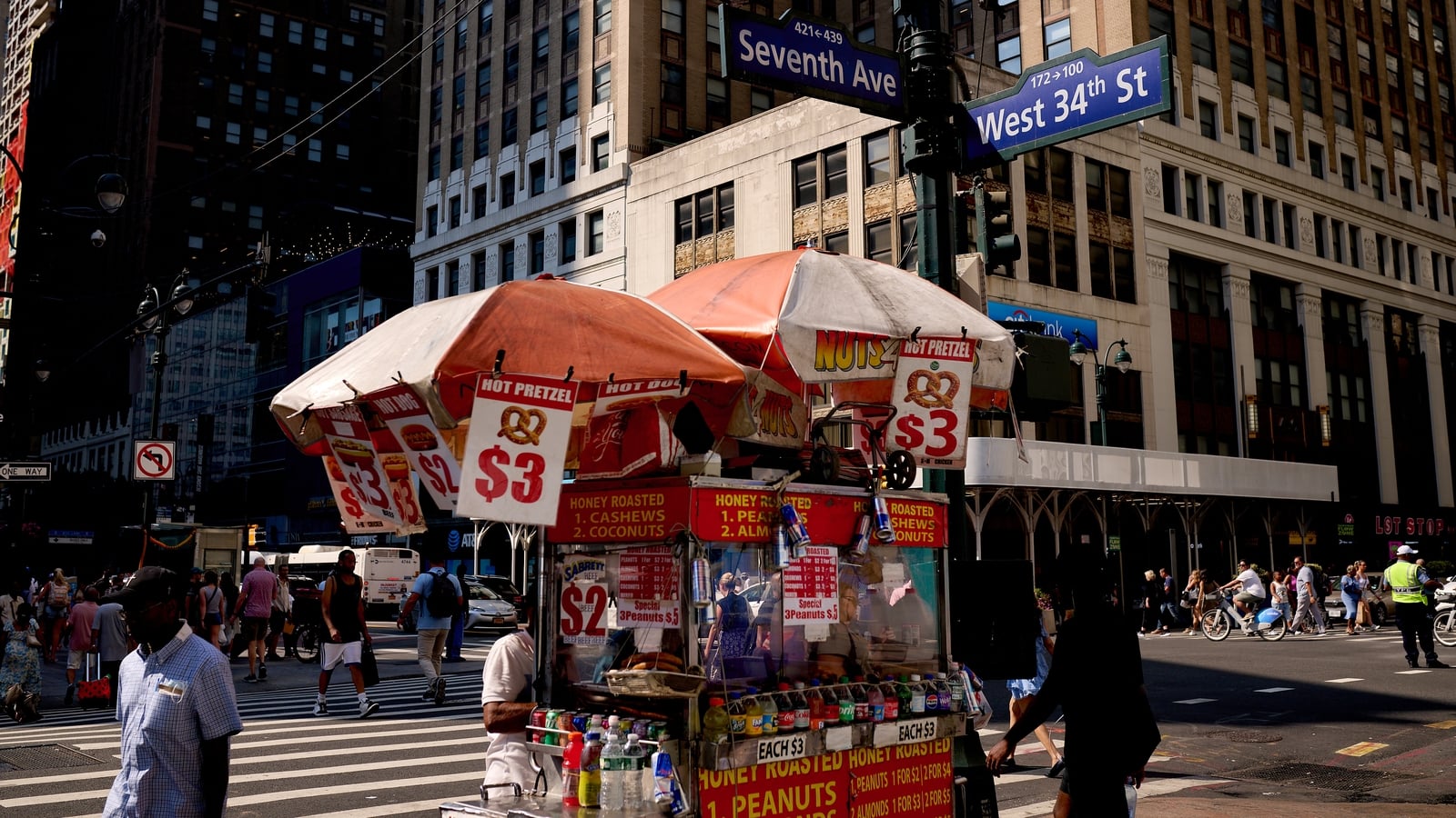 US inflation eased slightly in year to July