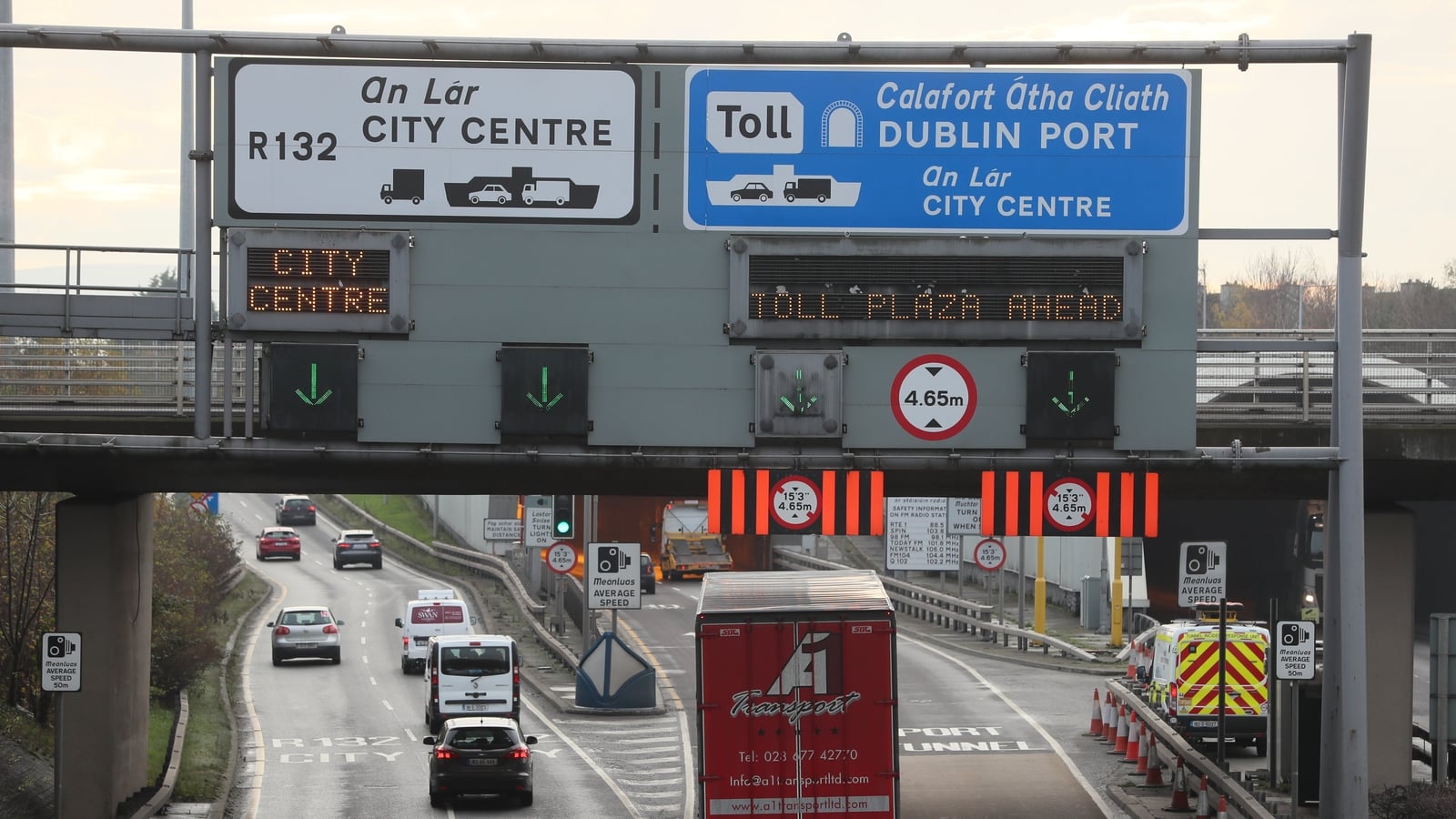 More cars using Dublin Port Tunnel to dodge bad traffic