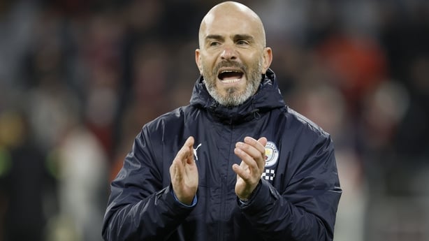 Enzo Maresca during his time as Manchester City assistant manager in 2023
