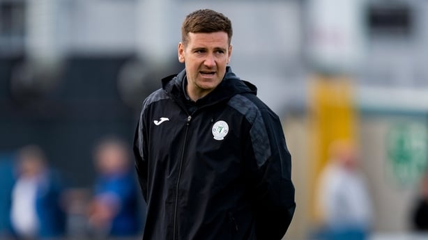 Finn Harps interim head coach Patrick McEleney before the SSE Airtricity Men's First Division match between Finn Harps and Cork City at Finn Park in Ballybofey, Donegal.
