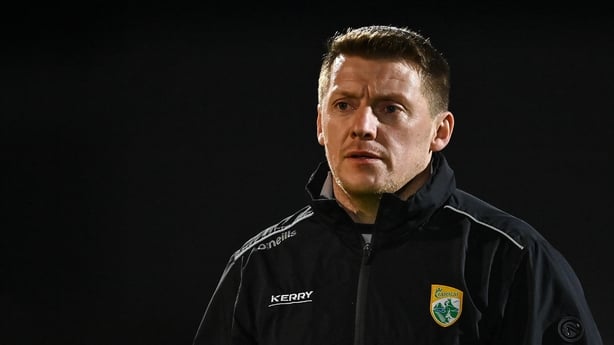 5 January 2023; Kerry manager Stephen Molumphy during the Co-Op Superstores Munster Hurling League Group 2 match between Kerry and Cork at Austin Stack Park in Tralee, Kerry. Photo by Brendan Moran/Sportsfile