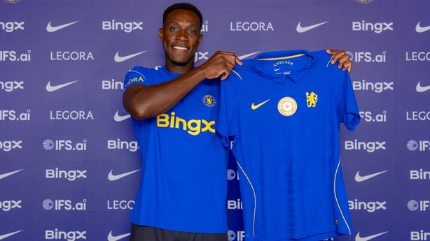 Chelsea Unveil their New Signing Danny Welbeck at Chelsea Training Ground on August 01, 2026 in Cobham, England