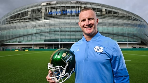 Former Dublin footballer, Ciarán Kilkenny ahead of the 2026 Aer Lingus College Football Classic