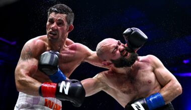 Ward recovers from slow start to claim win over Kasparian