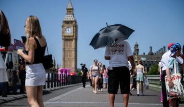Heat health alerts in force as UK faces fifth heatwave