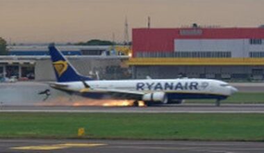 Ryanair aircraft tyres burst during 2024 Milan landing