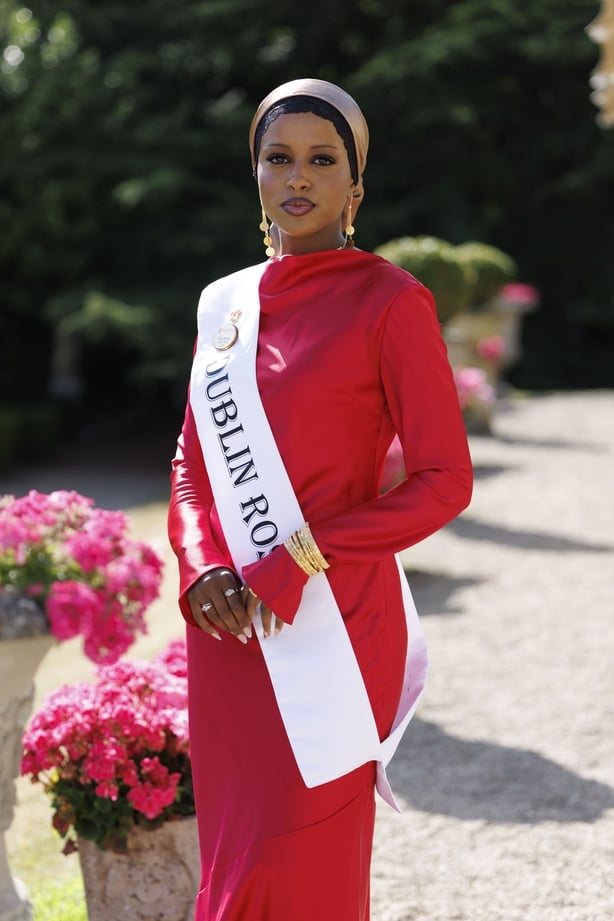 Dublin Rose Suad Mooge at the official launch of the 2026 Rose of Tralee International Festival at St Helen's Hotel, Stillorgan, Co Dublin. Photo: Andres Poveda