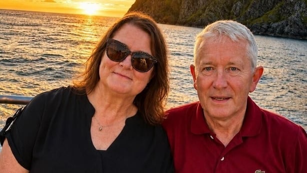 This photo shows Noreen and James McHugh