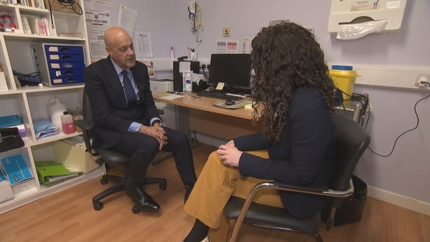 Martin Daly speaking to Correspondent Ailbhe Conneely