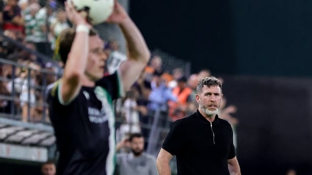 13 August 2026; Shamrock Rovers manager Stephen Bradley during the UEFA Europa League Third Qualifying Round second leg match between Egnatia and Shamrock Rovers at Arena Egnatia in Rrogozhinë, Albania. Photo by Nikola Krstic/Sportsfile