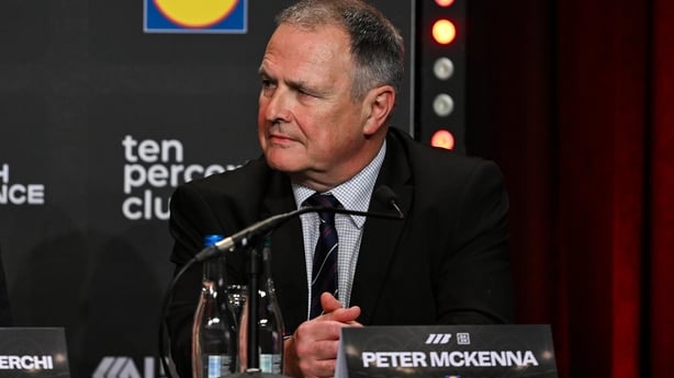 Dublin , Ireland - 5 June 2026; Croke Park Stadium Director Peter McKenna during a media conference to announce the undisputed super-lightweight title bout between Katie Taylor and Flora Pili, which will take place at Croke Park in Dublin on 5 September. (Photo By Ramsey Cardy/Sportsfile via Getty I