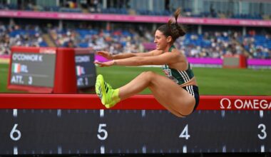 O'Connor closes in on heptathlon gold after big morning