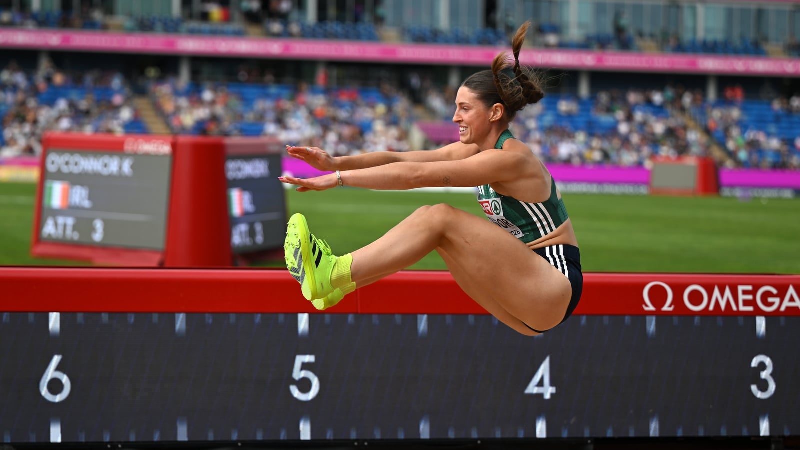 O'Connor closes in on heptathlon gold after big morning