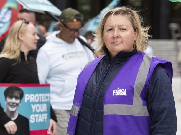 Fórsa Assistant General Secretary Deirdre O'Connell joins Staff of Oberstown Children's Detention Centre