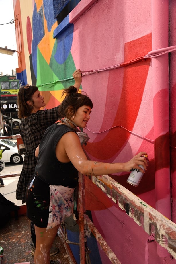 Holly Pereira painting- photo by Crevan Schutte