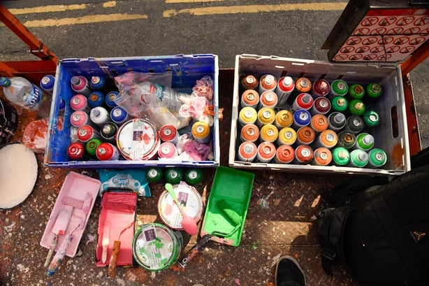 Spray paints- photo by Crevan Schutte