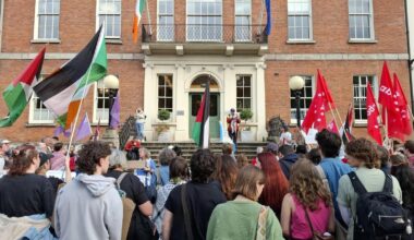 Protest calls for Palestinian students to get Irish visas