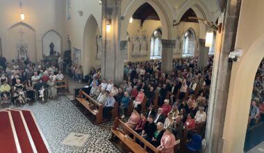 Hundreds attend vigil held for family injured in M9 crash
