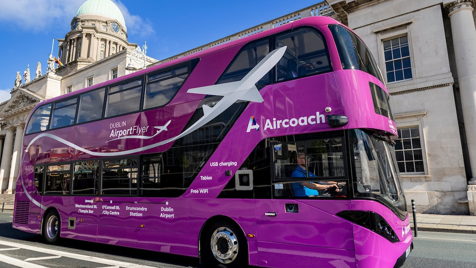 Aircoach increases capacity with new double-deckers