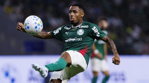 Allan Elias of Palmeiras in action during the Brasileirão 2026 match between Palmeiras and Mirassol at Allianz Parque on March 15, 2026 in Sao Paulo, Brazil.