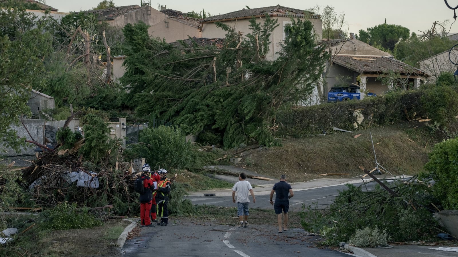 Tornado tears through French village, injuring dozens