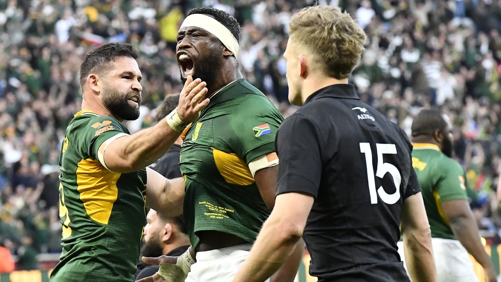 Springboks hit back to level series with All Blacks