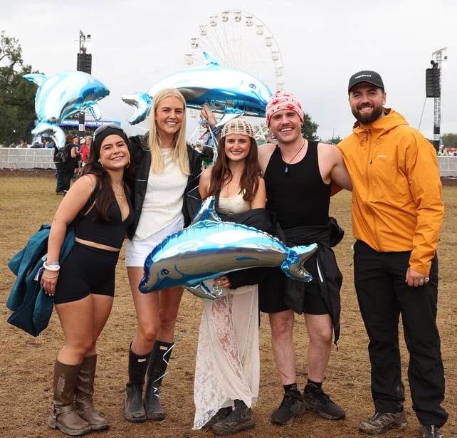 Danielle McFadden, Niamh Walsh, Clodagh Henderson, Cathair Curran and Tony Smith