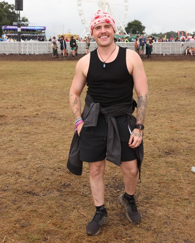 Cathair Curran pictured at the Three Charge & Chill area at Electric Picnic 2026