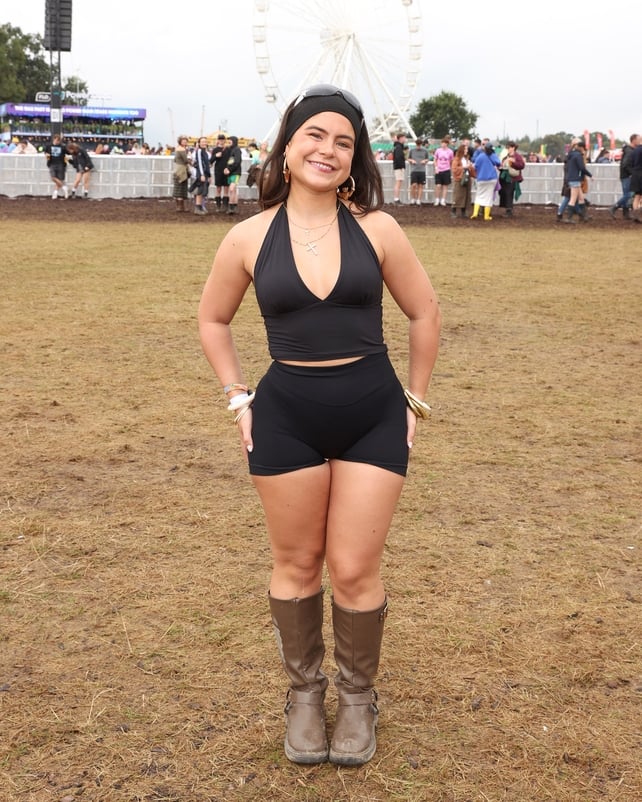 Danielle McFadden pictured at the Three Charge & Chill area at Electric Picnic 2026