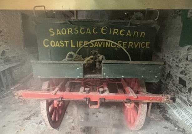 Rear view of the rocket car