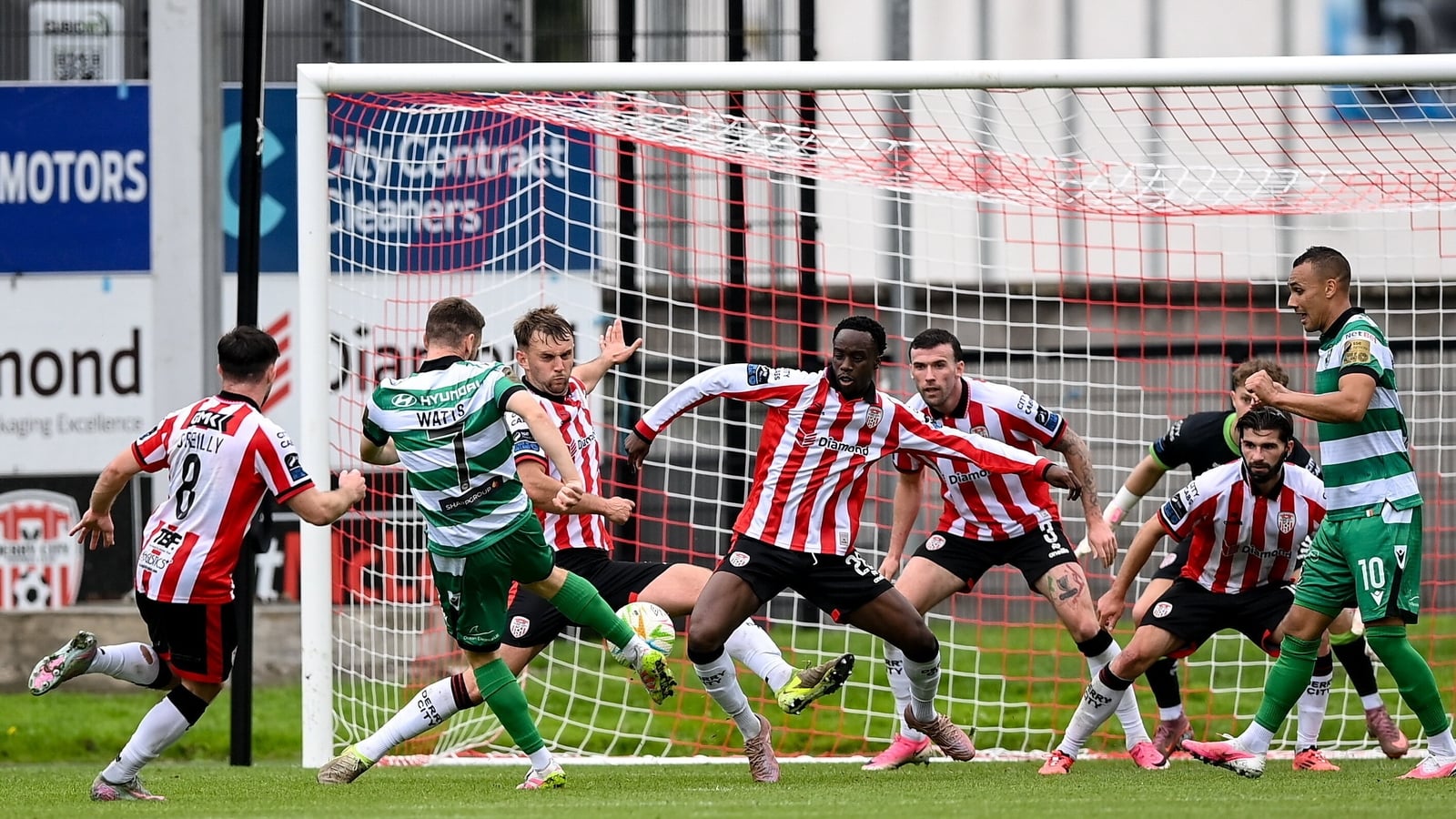 Hoops come from behind to salvage point in Derry