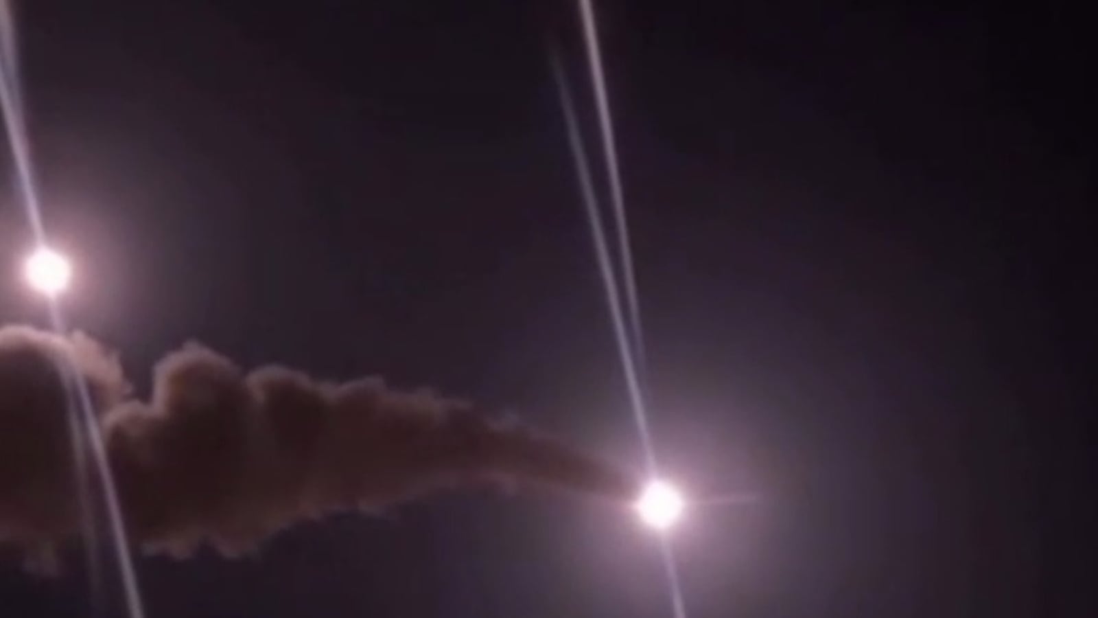 Iran retaliates after first US strikes in a month