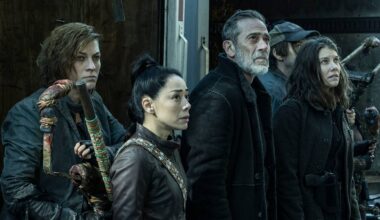 Aimee Garcia as Renata, Jeffrey Dean Morgan as Negan, Lauren Cohan as Maggie - The Walking Dead: Dead City _ Season 3, Episode 5 - Photo Credit: Robert Clark/AMC