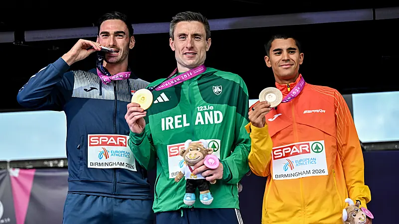 'It will live with me forever': Irish out in force as Mark English collects his gold
