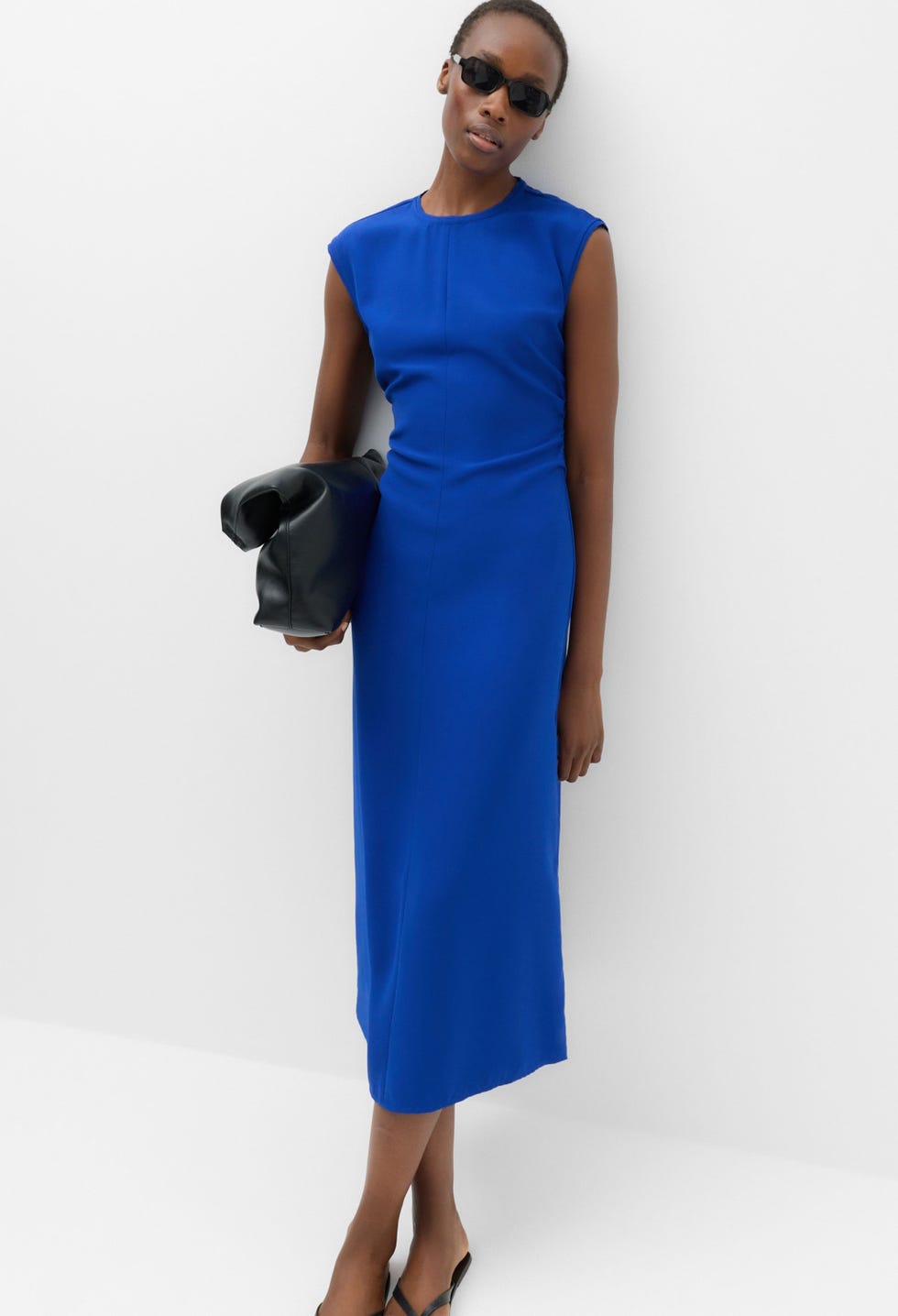 M&S cobalt blue midi dress m&s cobalt blue midi dress