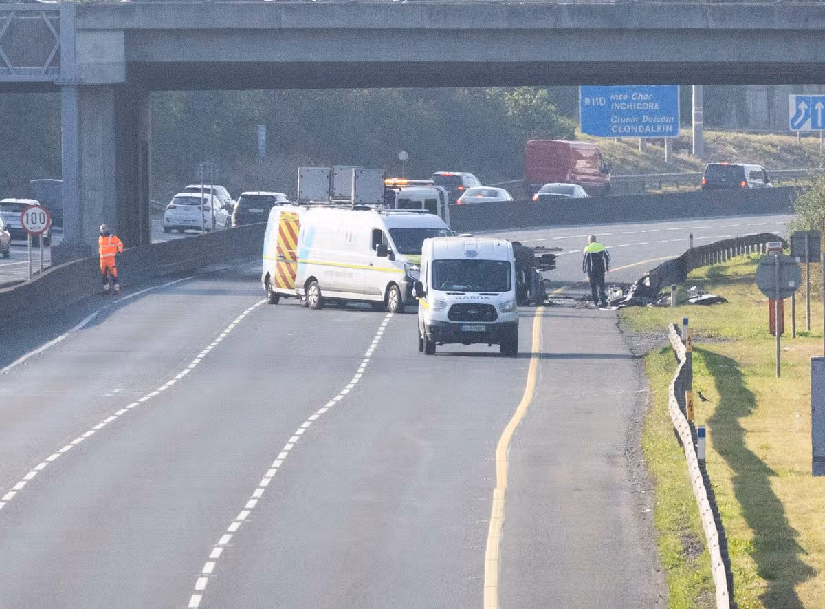 Gardai at the scene. Photo: Sam Boal/Collins Photos