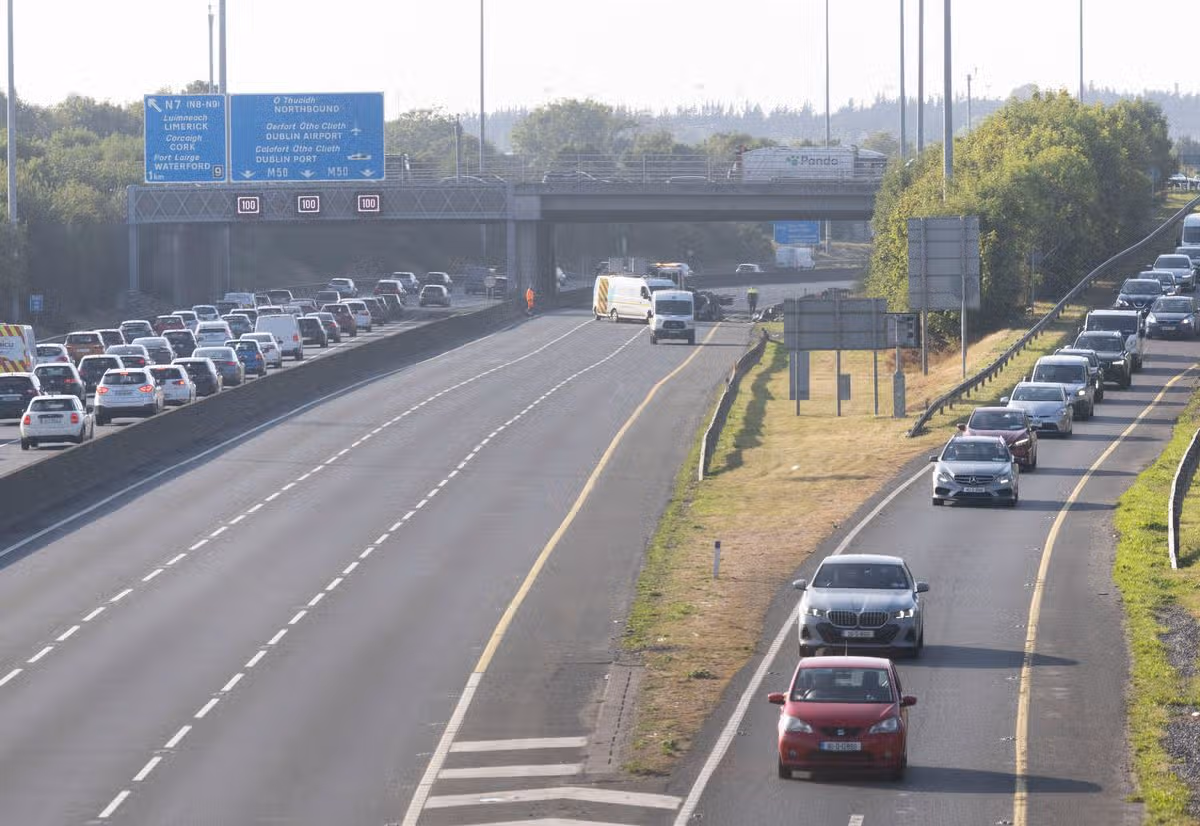 Traffic was at a standstill. Photo: Sam Boal/Collins Photos