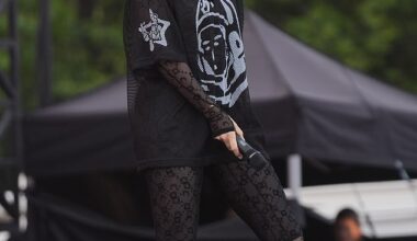 Jessie J put on a racy display in a black lace look as she performed at Brighton Pride on Saturday after her recent split from Chanan Safir Colman