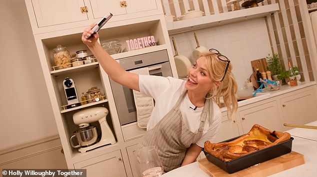 It comes after she released another episode of Together on Tuesday, where she set the challenge of making 'Toad in the hole' from scratch, which was full of cheeky innuendos