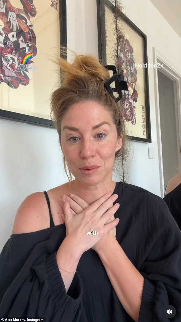 Alex told that following the uterine wash, her microbiome had dropped from 98 per cent to 0.43 per cent, meaning she'll now have to wait another three months before she can try IVF again